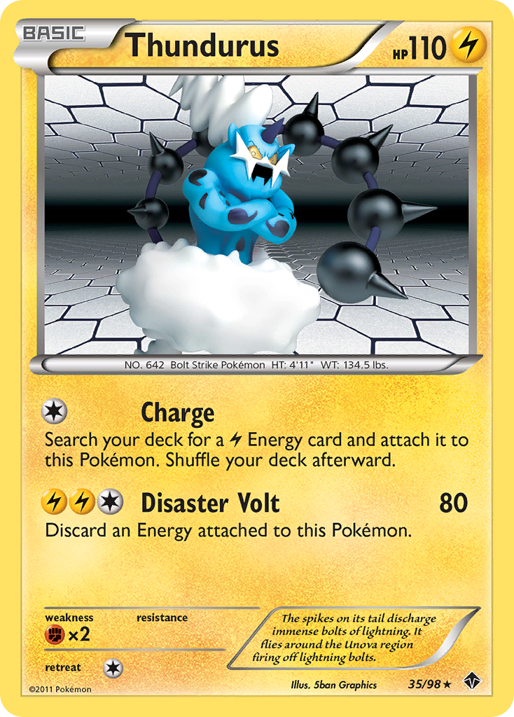 Thundurus (35/98) [Black & White: Emerging Powers] | Tables and Towers