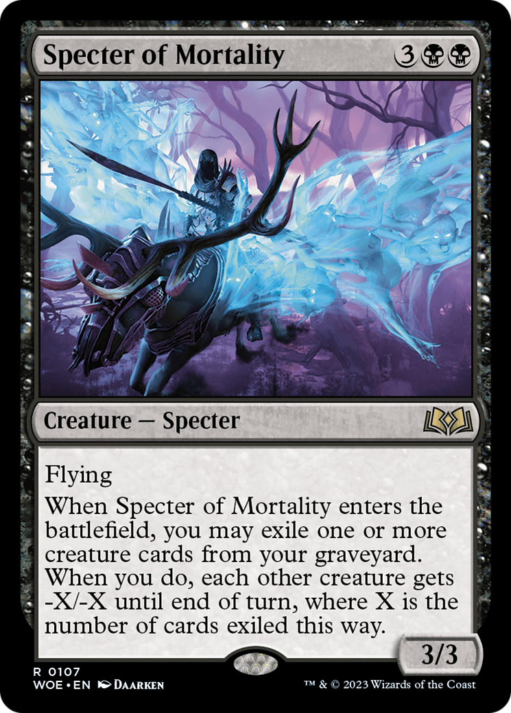 Specter of Mortality [Wilds of Eldraine] | Tables and Towers