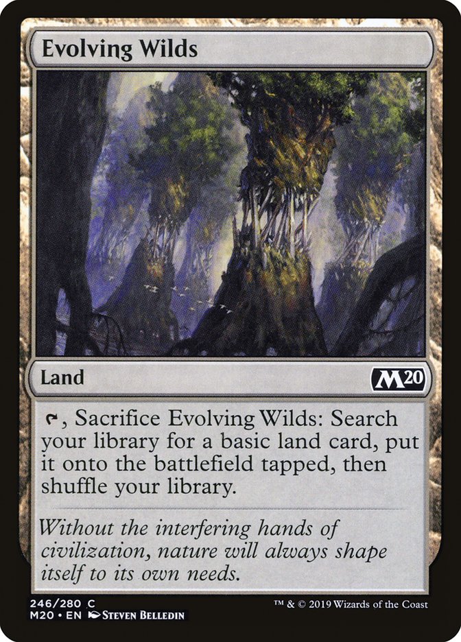 Evolving Wilds [Core Set 2020] | Tables and Towers