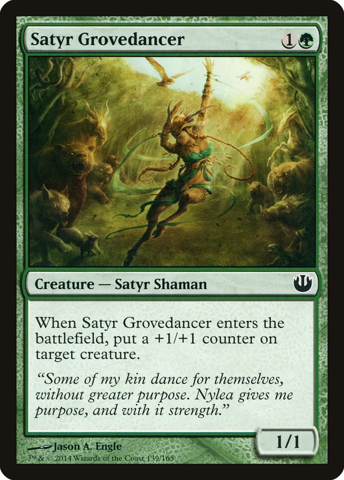 Satyr Grovedancer [Journey into Nyx] | Tables and Towers