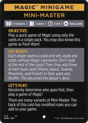 Mini-Master (Magic Minigame) [Commander Legends: Battle for Baldur's Gate Minigame] | Tables and Towers