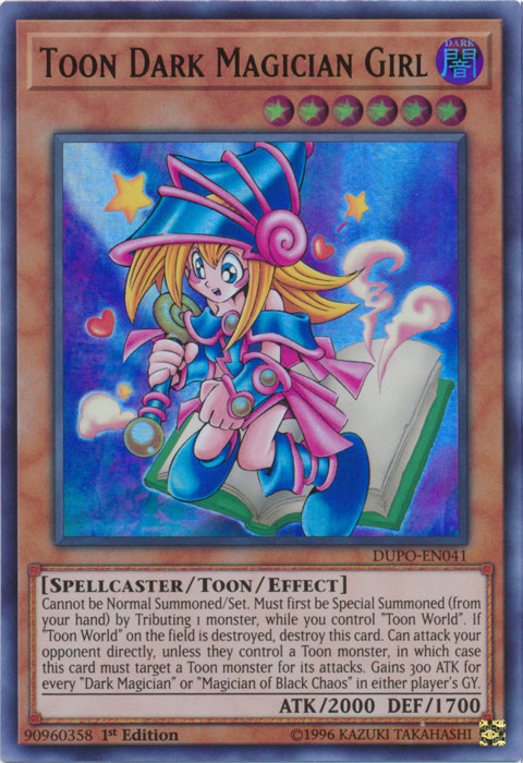 Toon Dark Magician Girl [DUPO-EN041] Ultra Rare | Tables and Towers