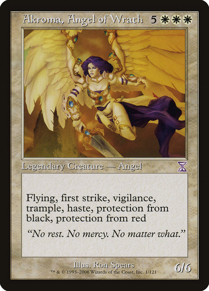 Akroma, Angel of Wrath [Time Spiral Timeshifted] | Tables and Towers