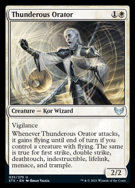 Thunderous Orator [Strixhaven: School of Mages] | Tables and Towers