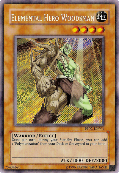 Elemental Hero Woodsman [PP02-EN004] Secret Rare | Tables and Towers