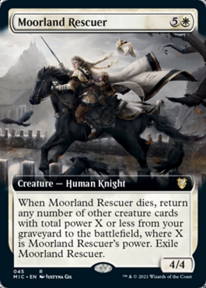 Moorland Rescuer (Extended Art) [Innistrad: Midnight Hunt Commander] | Tables and Towers