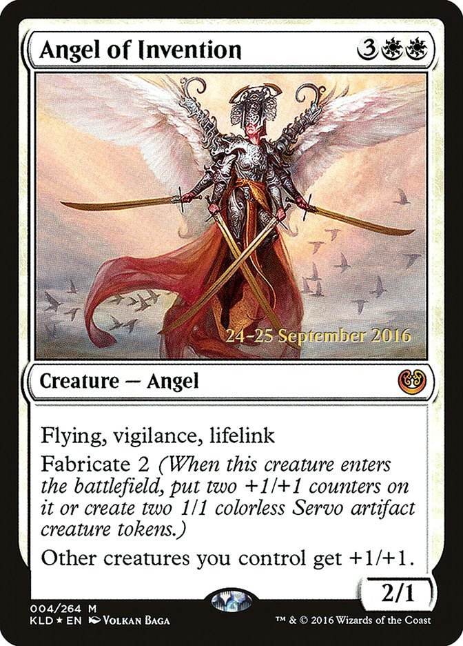 Angel of Invention [Kaladesh Prerelease Promos] | Tables and Towers