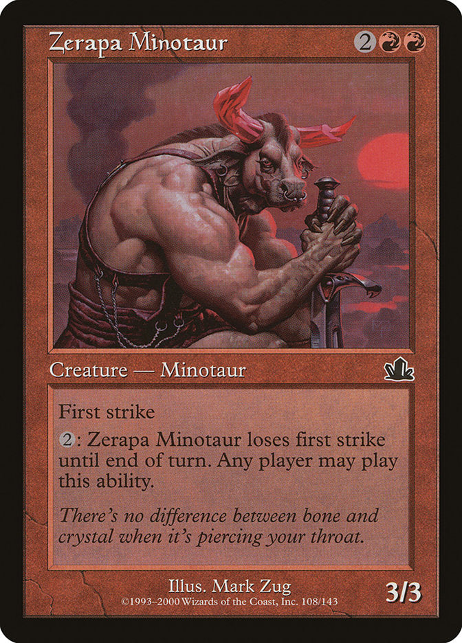 Zerapa Minotaur [Prophecy] | Tables and Towers