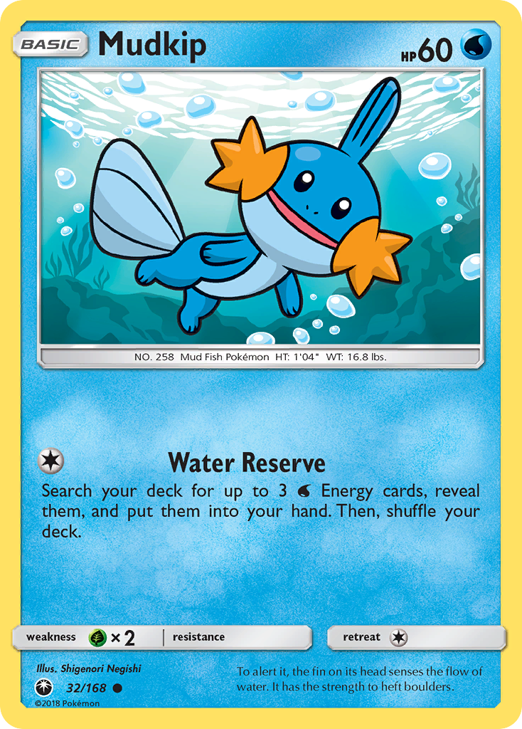 Mudkip (32/168) [Sun & Moon: Celestial Storm] | Tables and Towers