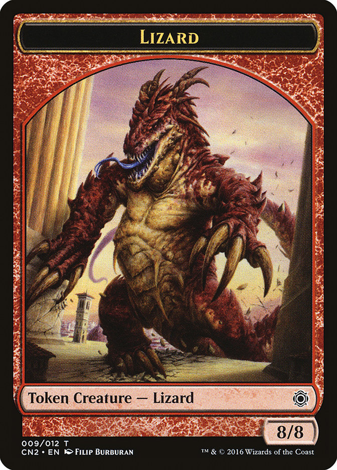 Lizard Token [Conspiracy: Take the Crown Tokens] | Tables and Towers