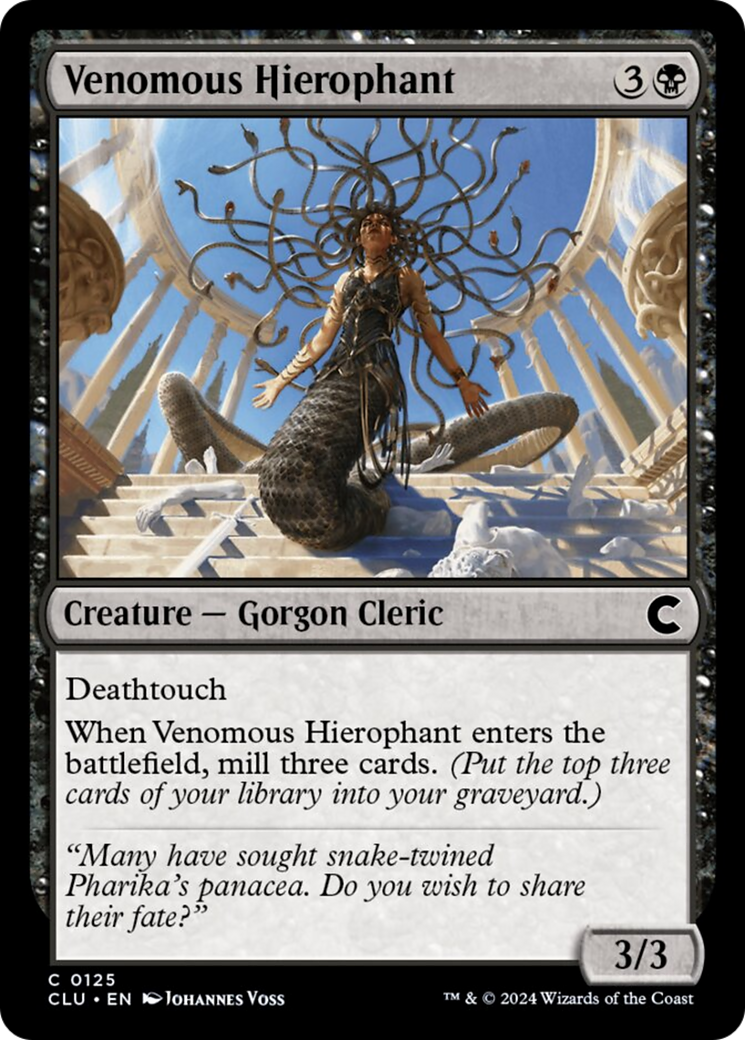 Venomous Hierophant [Ravnica: Clue Edition] | Tables and Towers