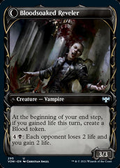 Restless Bloodseeker // Bloodsoaked Reveler (Showcase Fang Frame) [Innistrad: Crimson Vow] | Tables and Towers
