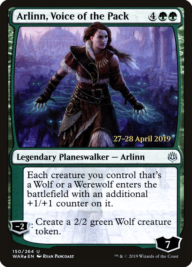 Arlinn, Voice of the Pack [War of the Spark Prerelease Promos] | Tables and Towers