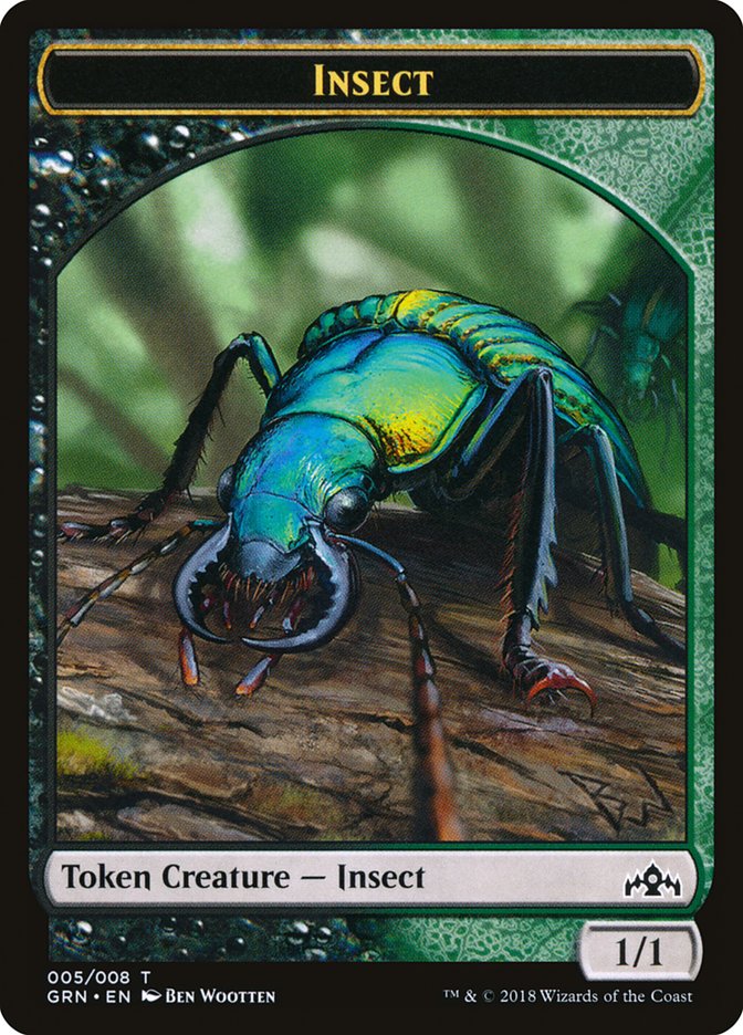 Insect Token [Guilds of Ravnica Tokens] | Tables and Towers