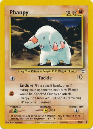 Phanpy (43/111) [Neo Genesis Unlimited] | Tables and Towers