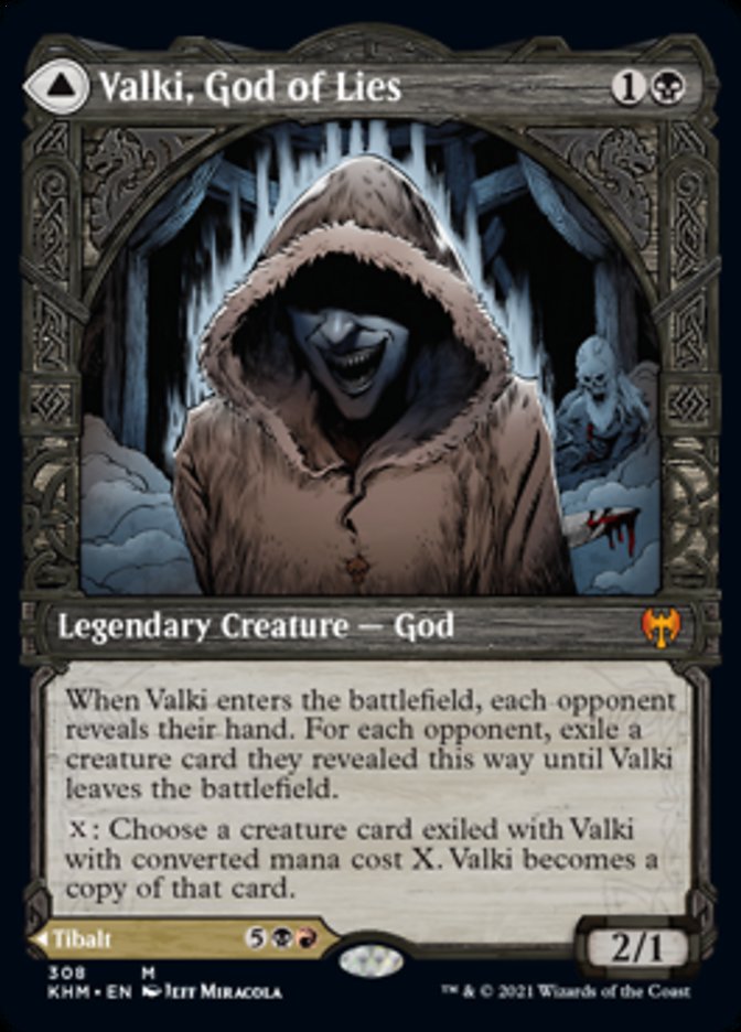 Valki, God of Lies // Tibalt, Cosmic Impostor (Showcase) [Kaldheim] | Tables and Towers