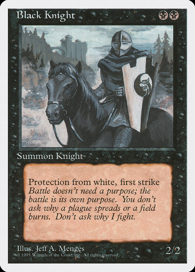 Black Knight [Fourth Edition] | Tables and Towers