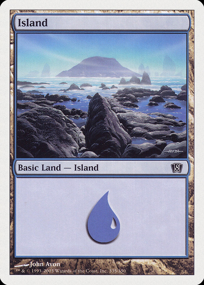Island (335) [Eighth Edition] | Tables and Towers