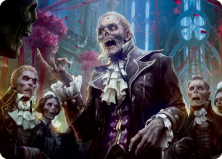 Undead Butler Art Card [Innistrad: Crimson Vow Art Series] | Tables and Towers