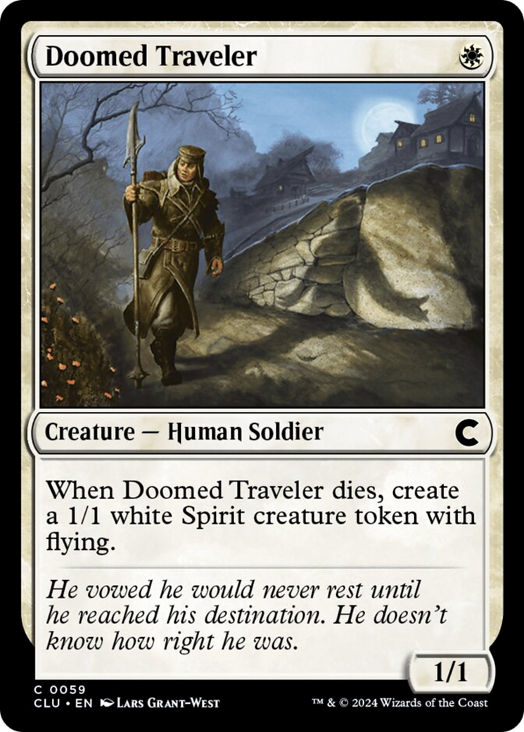 Doomed Traveler [Ravnica: Clue Edition] | Tables and Towers