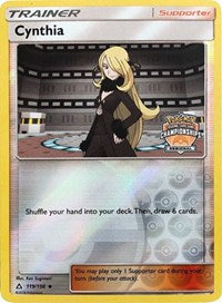 Cynthia (119/156) (Regional Championship Promo) [Sun & Moon: Ultra Prism] | Tables and Towers