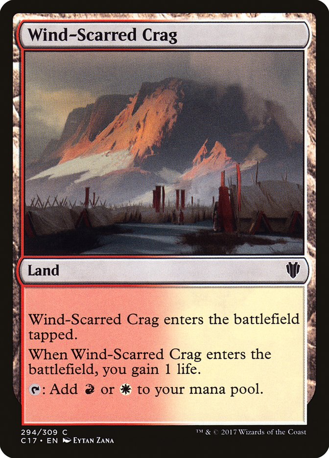 Wind-Scarred Crag [Commander 2017] | Tables and Towers