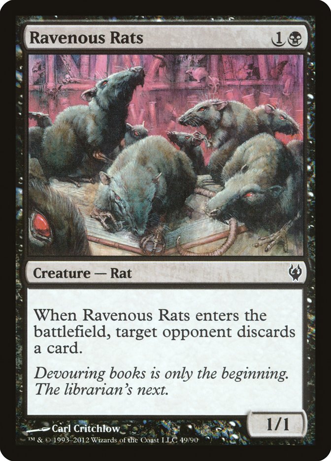 Ravenous Rats [Duel Decks: Izzet vs. Golgari] | Tables and Towers