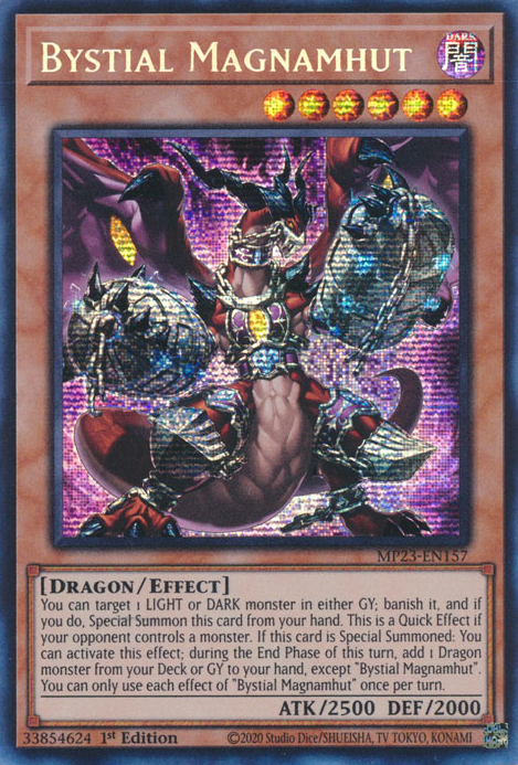 Bystial Magnamhut [MP23-EN157] Prismatic Secret Rare | Tables and Towers