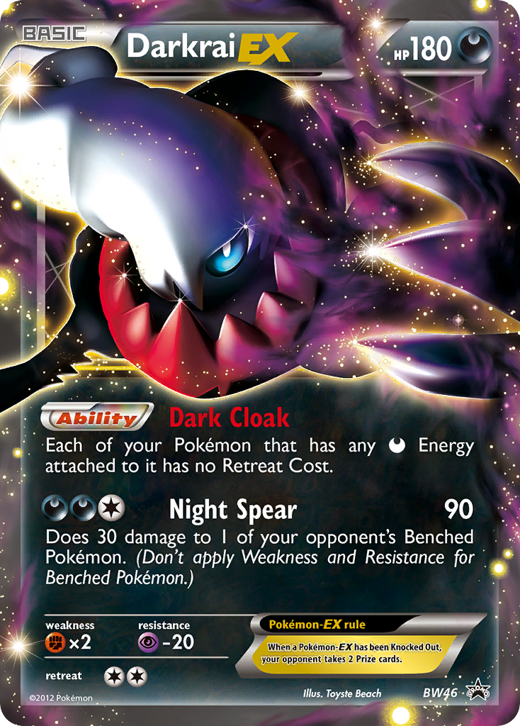 Darkrai EX (BW46) [Black & White: Black Star Promos] | Tables and Towers