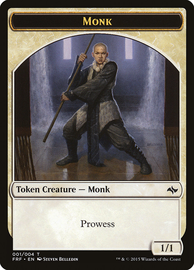 Monk Token [Fate Reforged Tokens] | Tables and Towers