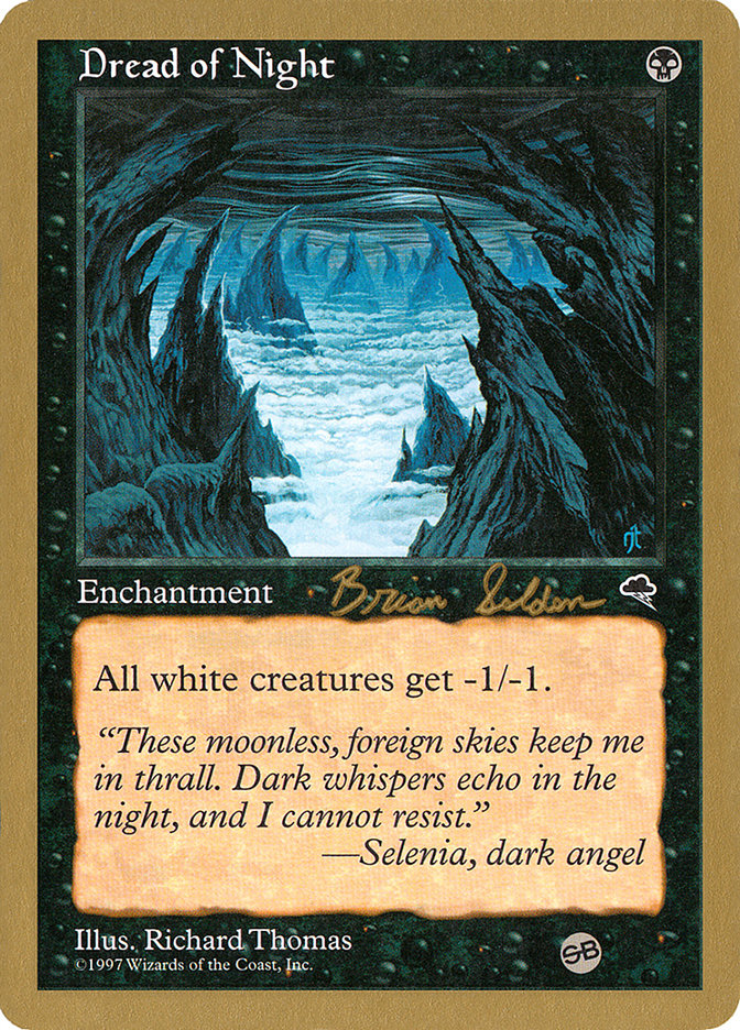 Dread of Night (Brian Selden) (SB) [World Championship Decks 1998] | Tables and Towers