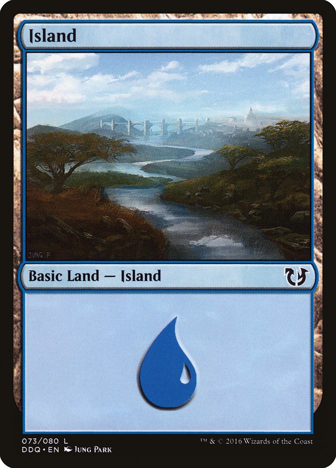 Island (73) [Duel Decks: Blessed vs. Cursed] | Tables and Towers