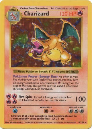 Charizard (4/102) [Base Set Shadowless Unlimited] | Tables and Towers