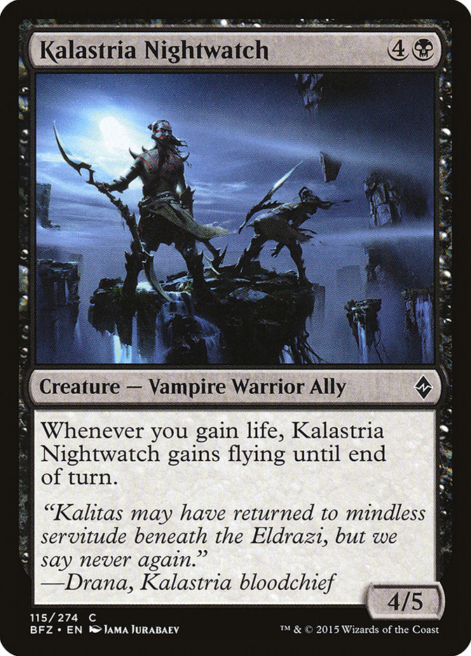 Kalastria Nightwatch [Battle for Zendikar] | Tables and Towers