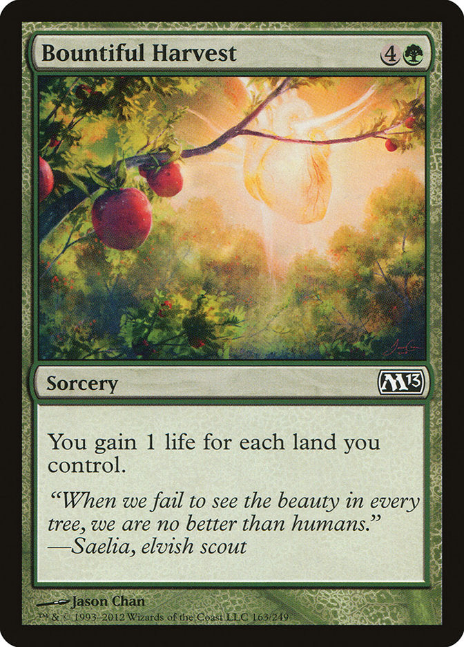 Bountiful Harvest [Magic 2013] | Tables and Towers