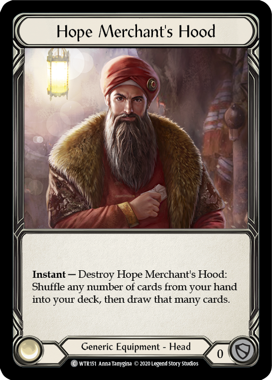 Hope Merchant's Hood [U-WTR151] (Welcome to Rathe Unlimited)  Unlimited Rainbow Foil | Tables and Towers