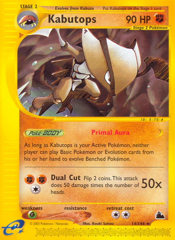 Kabutops (14/144) [Skyridge] | Tables and Towers