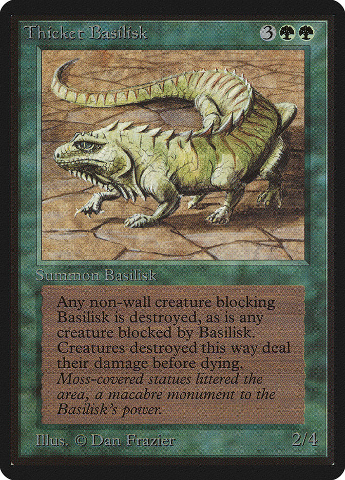 Thicket Basilisk [Beta Edition] | Tables and Towers