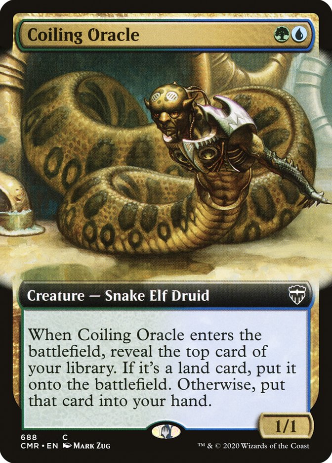 Coiling Oracle (Extended Art) [Commander Legends] | Tables and Towers