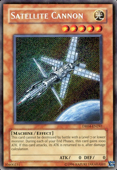 Satellite Cannon [DR04-EN241] Secret Rare | Tables and Towers