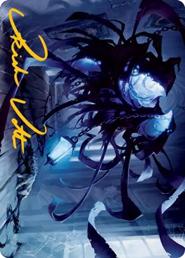 Spectral Adversary Art Card (Gold-Stamped Signature) [Innistrad: Midnight Hunt Art Series] | Tables and Towers