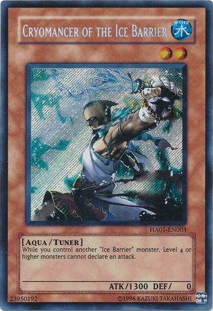 Cryomancer of the Ice Barrier [HA01-EN003] Secret Rare | Tables and Towers