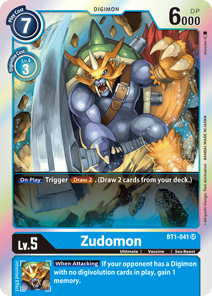 Zudomon [BT1-041] [Release Special Booster Ver.1.0] | Tables and Towers