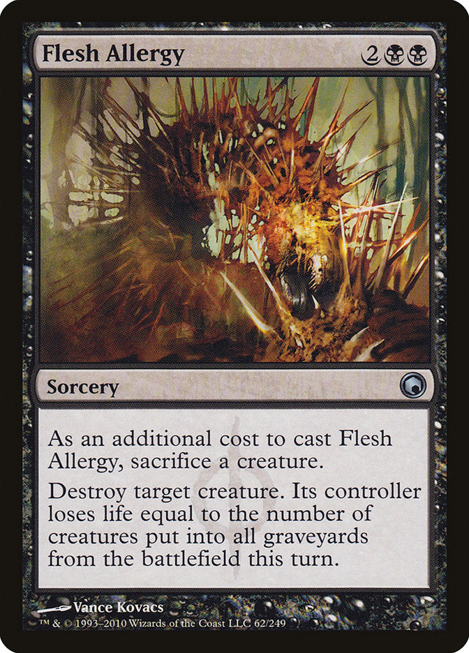 Flesh Allergy [Scars of Mirrodin] | Tables and Towers