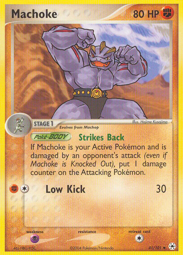 Machoke (41/101) [EX: Hidden Legends] | Tables and Towers