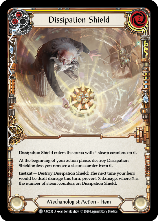 Dissipation Shield [U-ARC035] (Arcane Rising Unlimited)  Unlimited Rainbow Foil | Tables and Towers