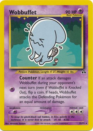 Wobbuffet (35/75) [Neo Discovery Unlimited] | Tables and Towers