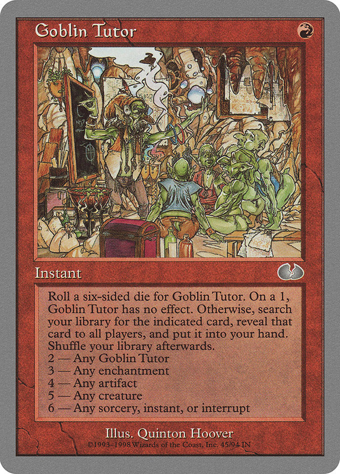 Goblin Tutor [Unglued] | Tables and Towers