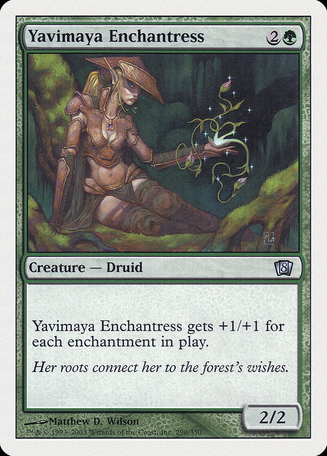 Yavimaya Enchantress [Eighth Edition] | Tables and Towers