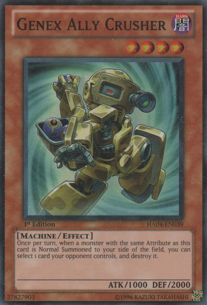 Genex Ally Crusher [HA04-EN039] Super Rare | Tables and Towers